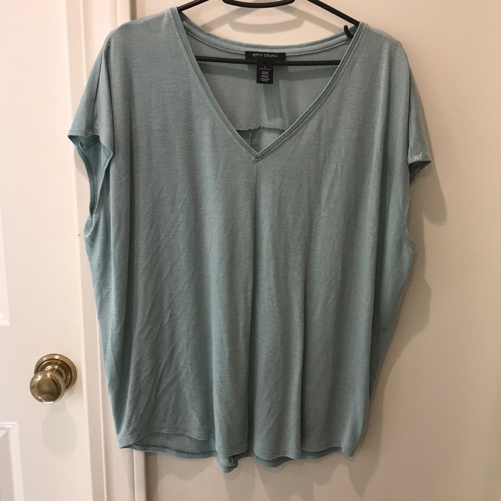 Teal shirt